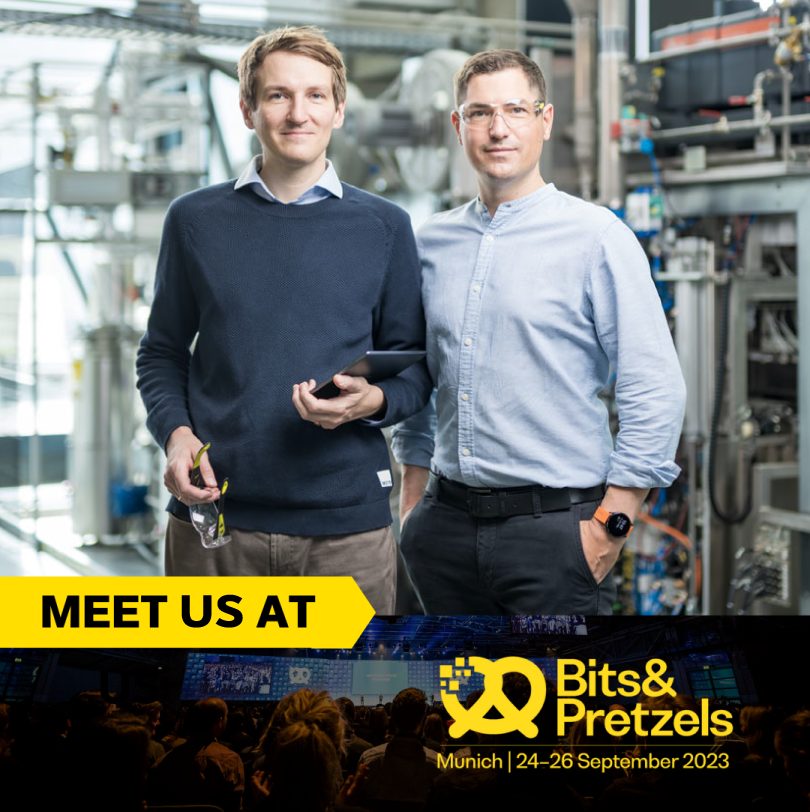 Simon Krech & Martin krech auf der Bits & Pretzels 2023